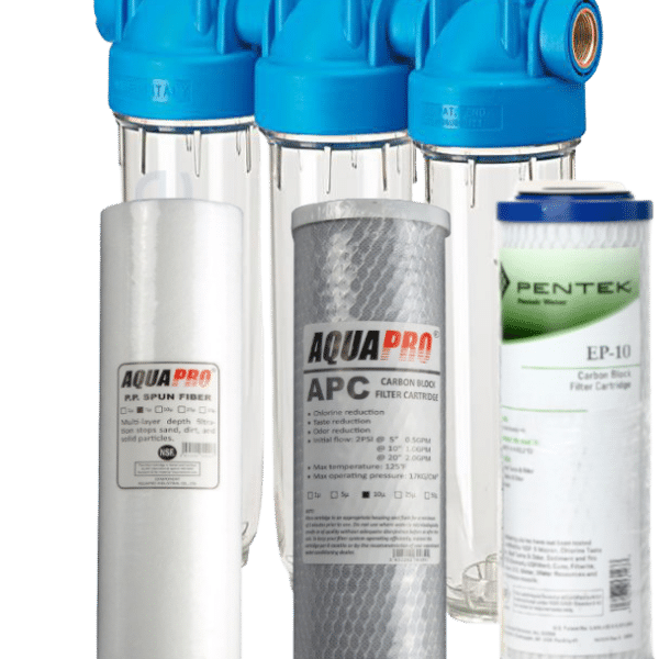 Trio-filterset grondwaterzuivering