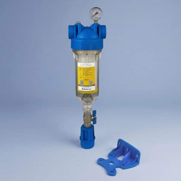 Tegenspoelfilter met manometer